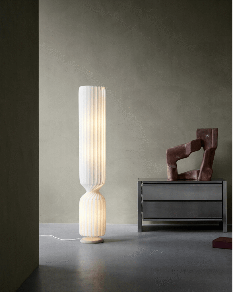 Product shot showcasing the details and craftsmanship of Tom Rossau Floor Lamp.