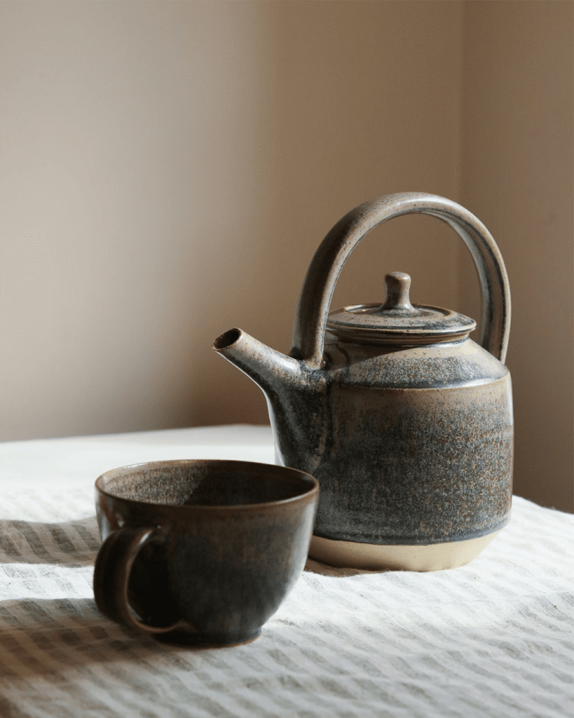 Teapot from pottery west – Teapot thrown in a local flecked stoneware from emerging label from uk .