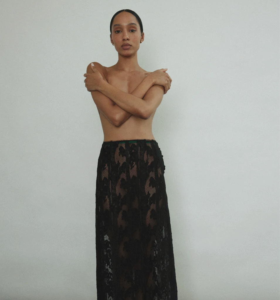 Curated selection of 10 design and fashion pieces – The Curalist weekly edit Here a crochet skirt from Kamperett