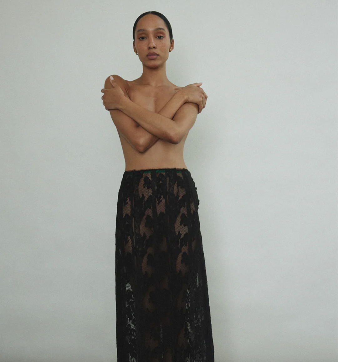 Curated selection of 10 design and fashion pieces – The Curalist weekly edit Here a crochet skirt from Kamperett