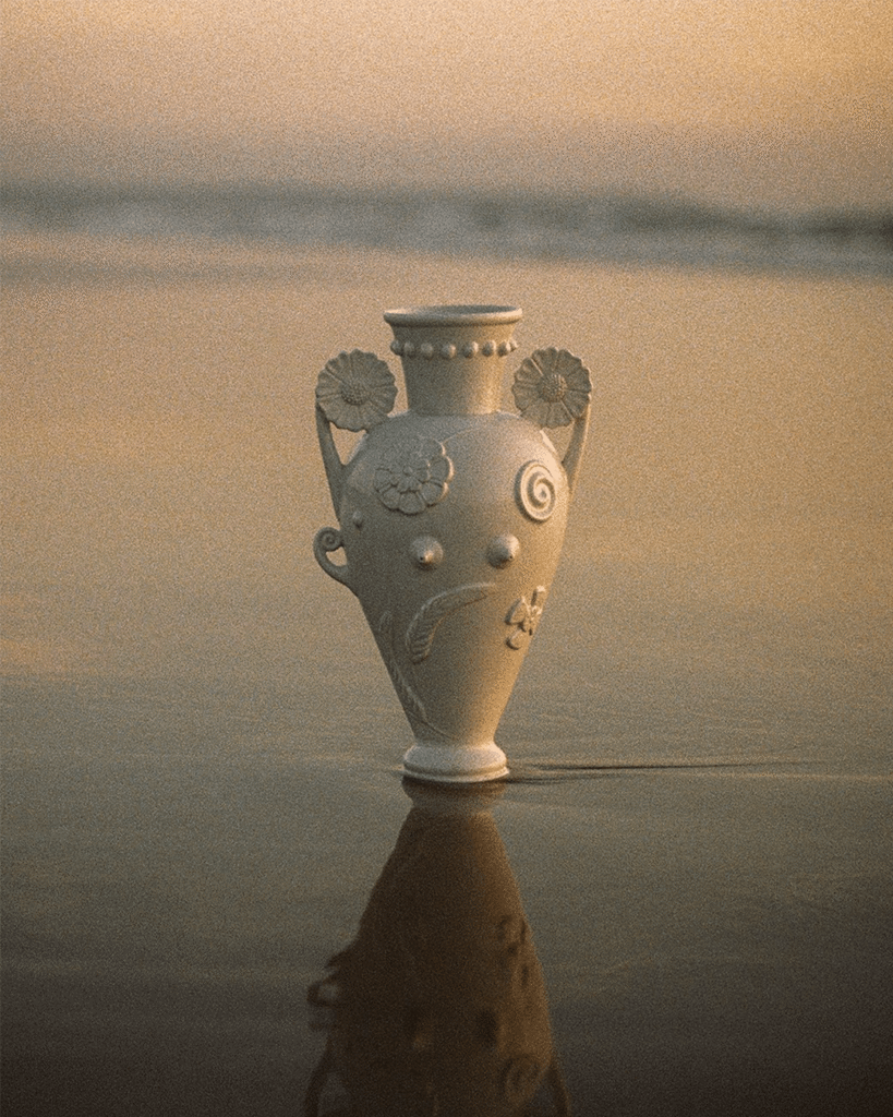 A List of 10 curated objects and pieces essential pieces blending culture, design, and fashion, selected for discerning and curious readers. Here you have a vase from