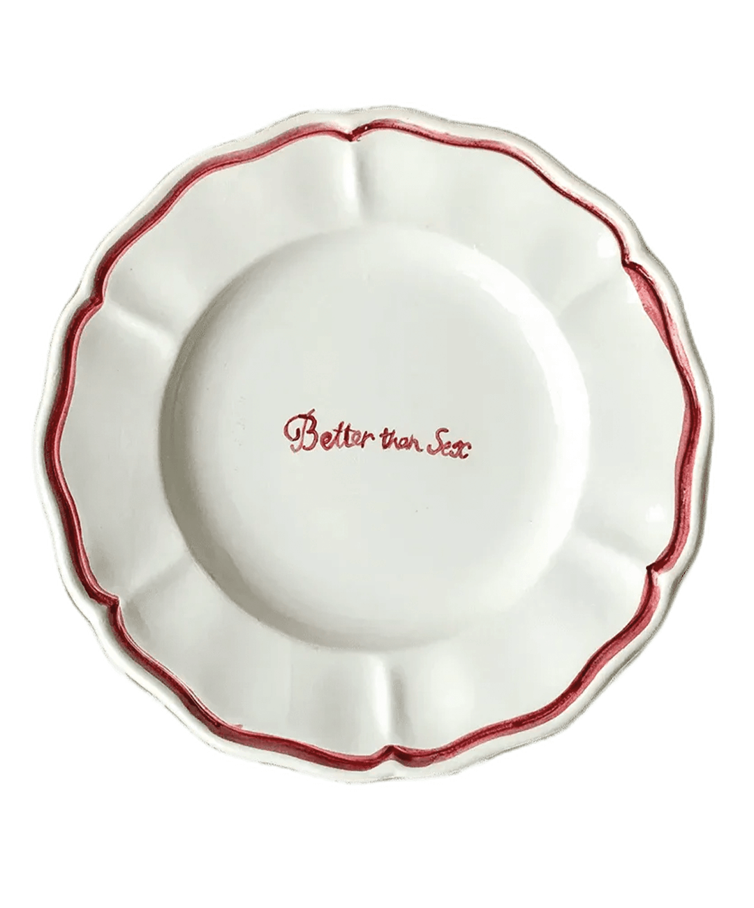 Betterthansex Fil Rouge Plate – Elegant Ceramic Plate by Musae Studios