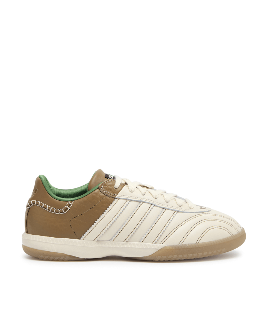 Discover the Adidas x Wales Bonner Samba Millennium sneakers in Wonder White. A reimagined classic blending vintage aesthetics with contemporary details in premium leather.