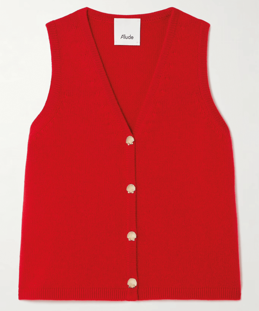 thecuralist_ourpicks_spring25_Allude_sleevelesstop_red